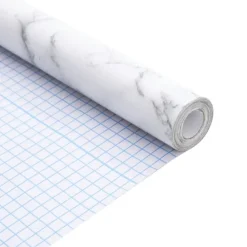 vidaXL Arte Y Ocio-Pegatinas de mueble autoadhesivas PVC mármol 90x500 cm