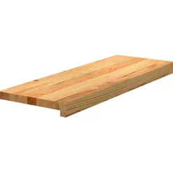 vidaXL Productos Del Hogar-Peldaños de escalera 4 uds madera maciza roble marrón claro