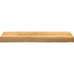 vidaXL Productos Del Hogar-Peldaños de escalera 4 uds madera maciza roble marrón claro