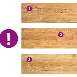 vidaXL Productos Del Hogar-Peldaños de escalera 4 uds madera maciza roble marrón claro