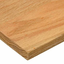 vidaXL Productos Del Hogar-Peldaños de escalera 4 uds madera maciza roble marrón claro