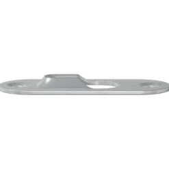 vidaXL Percha con Agujero de Llave 2 pcs Plateado 45 x 16 x 3.5 mm Online