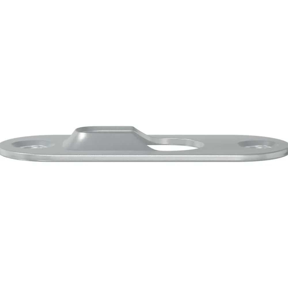 vidaXL Percha con Agujero de Llave 2 pcs Plateado 45 x 16 x 3.5 mm Online