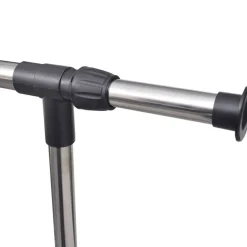 vidaXL Productos Del Hogar-Perchero ajustable para ropa 4 ruedas 1 barras
