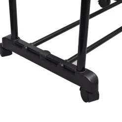 vidaXL Productos Del Hogar-Perchero ajustable para ropa 4 ruedas 2 barras