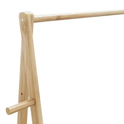 vidaXL Perchero con estantes y ruedas 96x45,5x155,5 cm bambú Hot