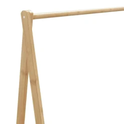 vidaXL Productos Del Hogar-Perchero con estantes y ruedas 106x34x106,5 cm bambú