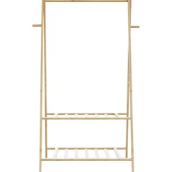 vidaXL Perchero con estantes bambú 96x45,5x150,5 cm Best