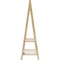 vidaXL Perchero con estantes bambú 96x45,5x150,5 cm Best