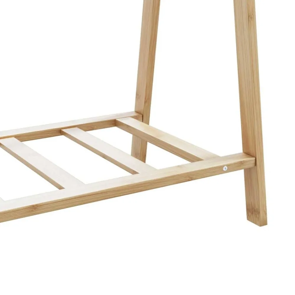 vidaXL Perchero con estantes bambú 106x34x102 cm Sale