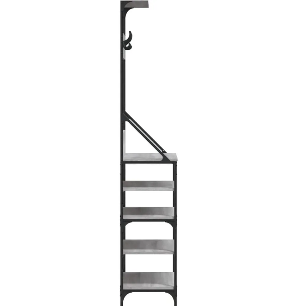 vidaXL Productos Del Hogar-Perchero con zapatero 70x34x184 cm