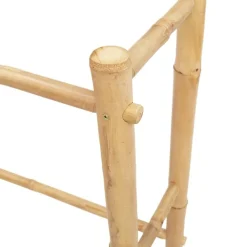 vidaXL Maletas Y Bolsos De Viaje-Perchero de bambú 100x30x100 cm
