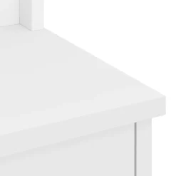 vidaXL Perchero de entrada SANDNES madera pino 45x40x159,5 cm Blanco