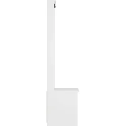 vidaXL Perchero de entrada SANDNES madera pino 45x40x159,5 cm Blanco Discount