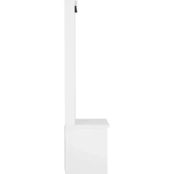 vidaXL Perchero de entrada SANDNES madera pino 87x40x159,5 cm Blanco Hot