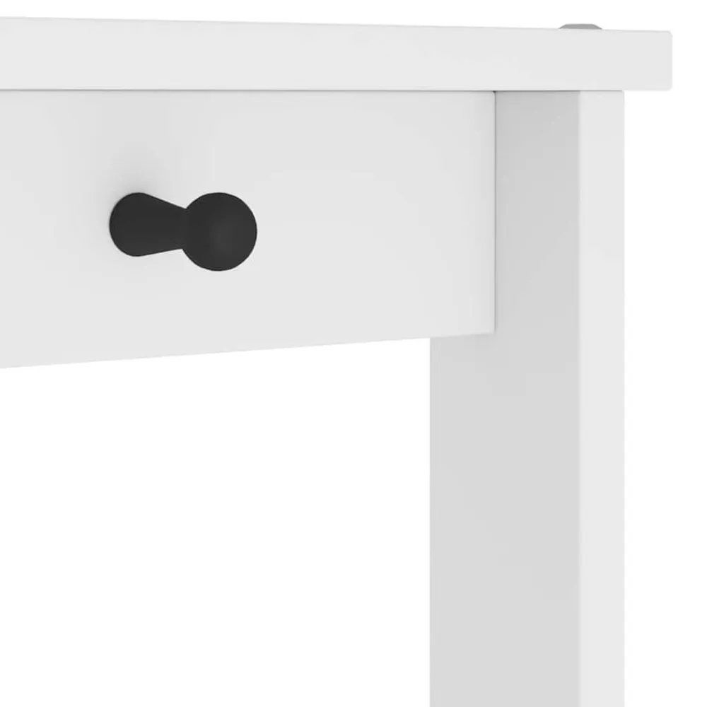 vidaXL Perchero de entrada SANDNES madera pino 87x40x159,5 cm Blanco Hot