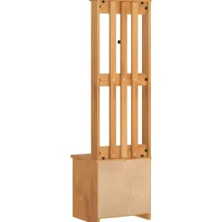 vidaXL Perchero de entrada SANDNES 45x40x159,5cm madera maciza de pino Acabado de acacia Hot