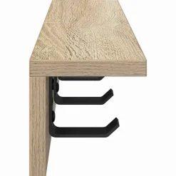 vidaXL Estanterías-Perchero de pared 40 x 10,5 x 10,5 cm
