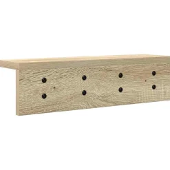 vidaXL Estanterías-Perchero de pared 40 x 10,5 x 10,5 cm