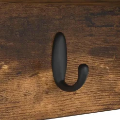 vidaXL Estanterías-Perchero de pared con estante 50 x 16 x 26 cm