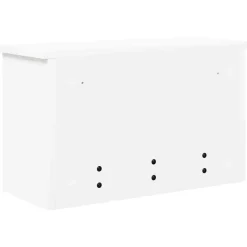 vidaXL Perchero de pared 50 x 20 x 30 cm Madera de ingeniería White Best