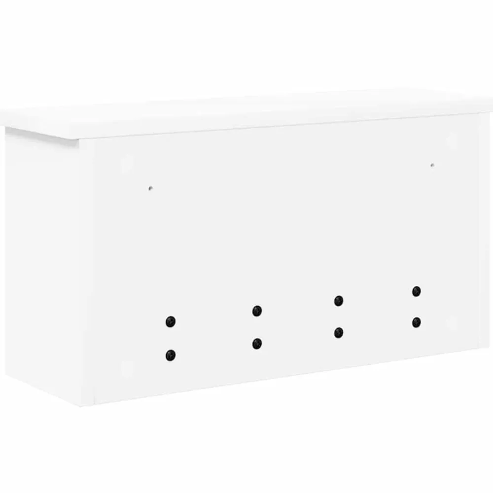 vidaXL Perchero de pared 50 x 16 x 26 cm Madera de ingeniería White Sale