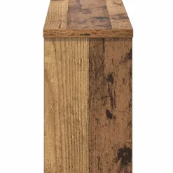 vidaXL Perchero de pared con estante Madera vieja 50 x 16 x 26 cm Madera envejecida Sale