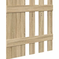 vidaXL Perchero de pared con espejo 100 x 10 x 100 cm Roble Sonoma Discount