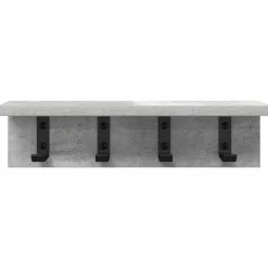 vidaXL Perchero de pared Gris Concreto 40 x 10,5 x 10,5 cm Gris hormig&oacute;n Online
