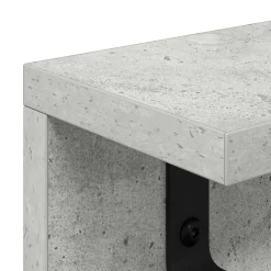 vidaXL Perchero de pared Gris Concreto 40 x 10,5 x 10,5 cm Gris hormig&oacute;n Online