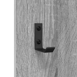 vidaXL Estanterías-Perchero de pared con espejo 96 x 1,5 x 90 cm