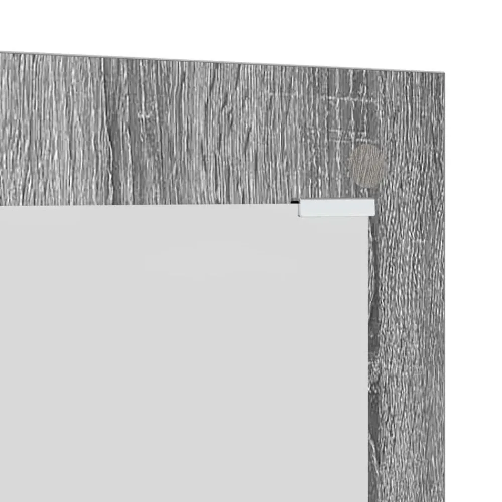vidaXL Estanterías-Perchero de pared con espejo 96 x 1,5 x 90 cm