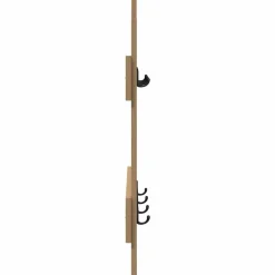 vidaXL Estanterías-Perchero de pared Roble artesanal 60 x 3 x 82 cm