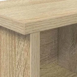 vidaXL Perchero de pared con estante 50 x 16 x 26 cm Roble Sonoma New