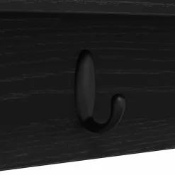 vidaXL Estanterías-Perchero de pared 80 x 10,5 x 18 cm
