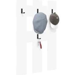 vidaXL Perchero de pared 65 x 3 x 100 cm Madera de ingeniería White Hot