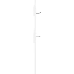 vidaXL Perchero de pared 65 x 3 x 100 cm Madera de ingeniería White Hot