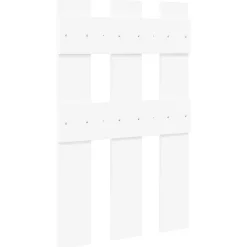 vidaXL Perchero de pared 65 x 3 x 100 cm Madera de ingeniería White Hot