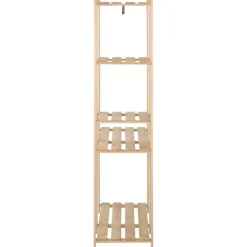 vidaXL Productos Del Hogar-Perchero de ropa de madera maciza de pino 110x38x170 cm