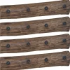 vidaXL Productos Del Hogar-Perchero Marrón 50 x 8 x 12 cm Madera sólida recuperada