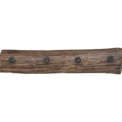 vidaXL Productos Del Hogar-Perchero Marrón 50 x 8 x 12 cm Madera sólida recuperada