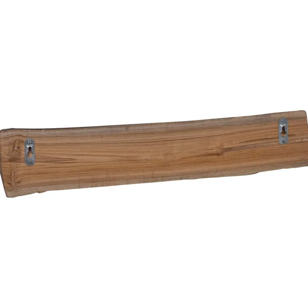 vidaXL Productos Del Hogar-Perchero Marrón 50 x 8 x 12 cm Madera sólida recuperada