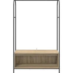 vidaXL Productos Del Hogar-Perchero para ropa Roble Marrón 100 x 44 x 160 cm