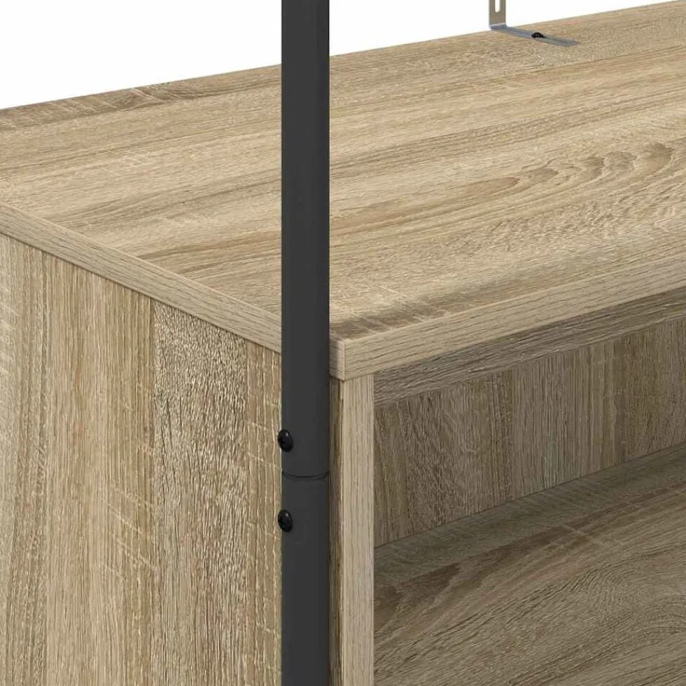 vidaXL Productos Del Hogar-Perchero para ropa Roble Marrón 100 x 44 x 160 cm