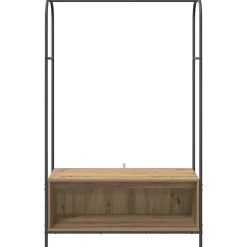 vidaXL Perchero para ropa Roble Marrón 100 x 44 x 160 cm Roble artisan New