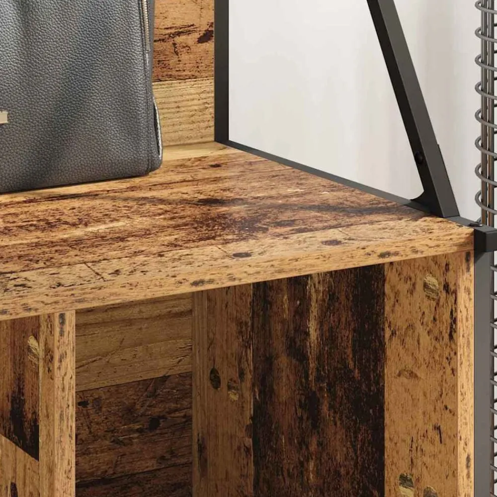 vidaXL Productos Del Hogar-Perchero para ropa con estante 100 x 41 x 184 cm