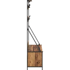 vidaXL Productos Del Hogar-Perchero para ropa con estante 100 x 41 x 184 cm