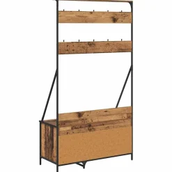 vidaXL Productos Del Hogar-Perchero para ropa con estante 100 x 41 x 184 cm