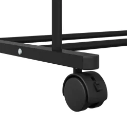 vidaXL Productos Del Hogar-Perchero para ropa con estante con rueda 80 x 53 x 156 cm