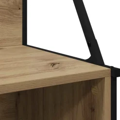 vidaXL Perchero para ropa Roble artesanal 100 x 41 x 184 cm Roble artisan Online